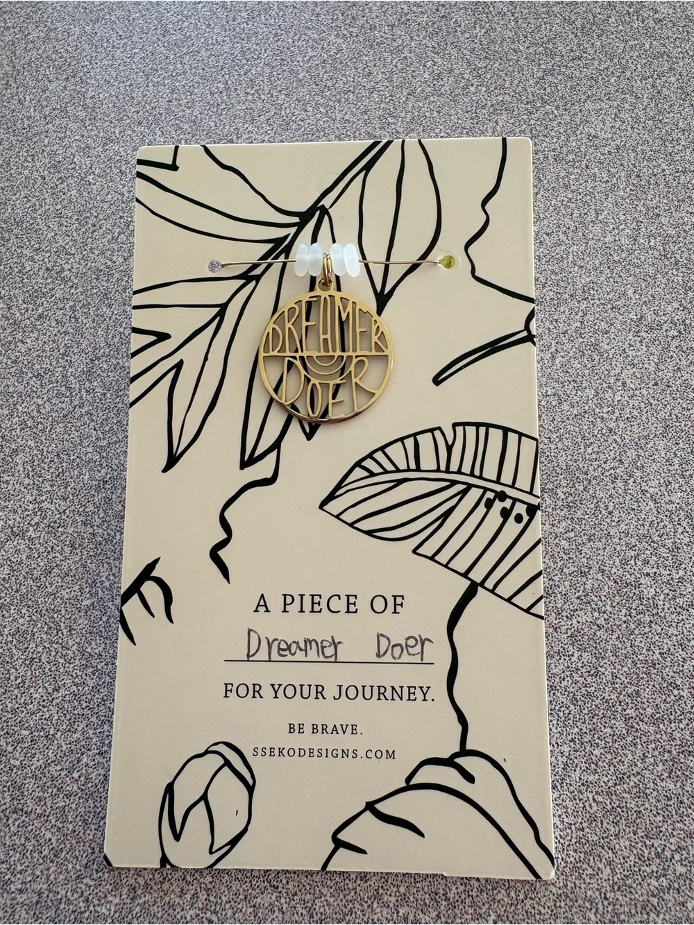 Sseko Dreamer Doer Brave Charm
